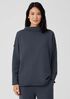 Organic Cotton French Terry Funnel Neck Top
