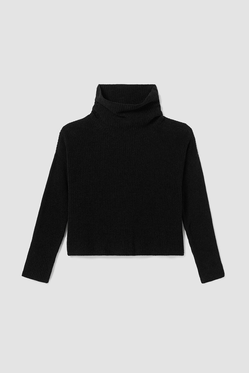 Organic Cotton Chenille Turtleneck Top Organic Cotton Chenille Turtleneck Top