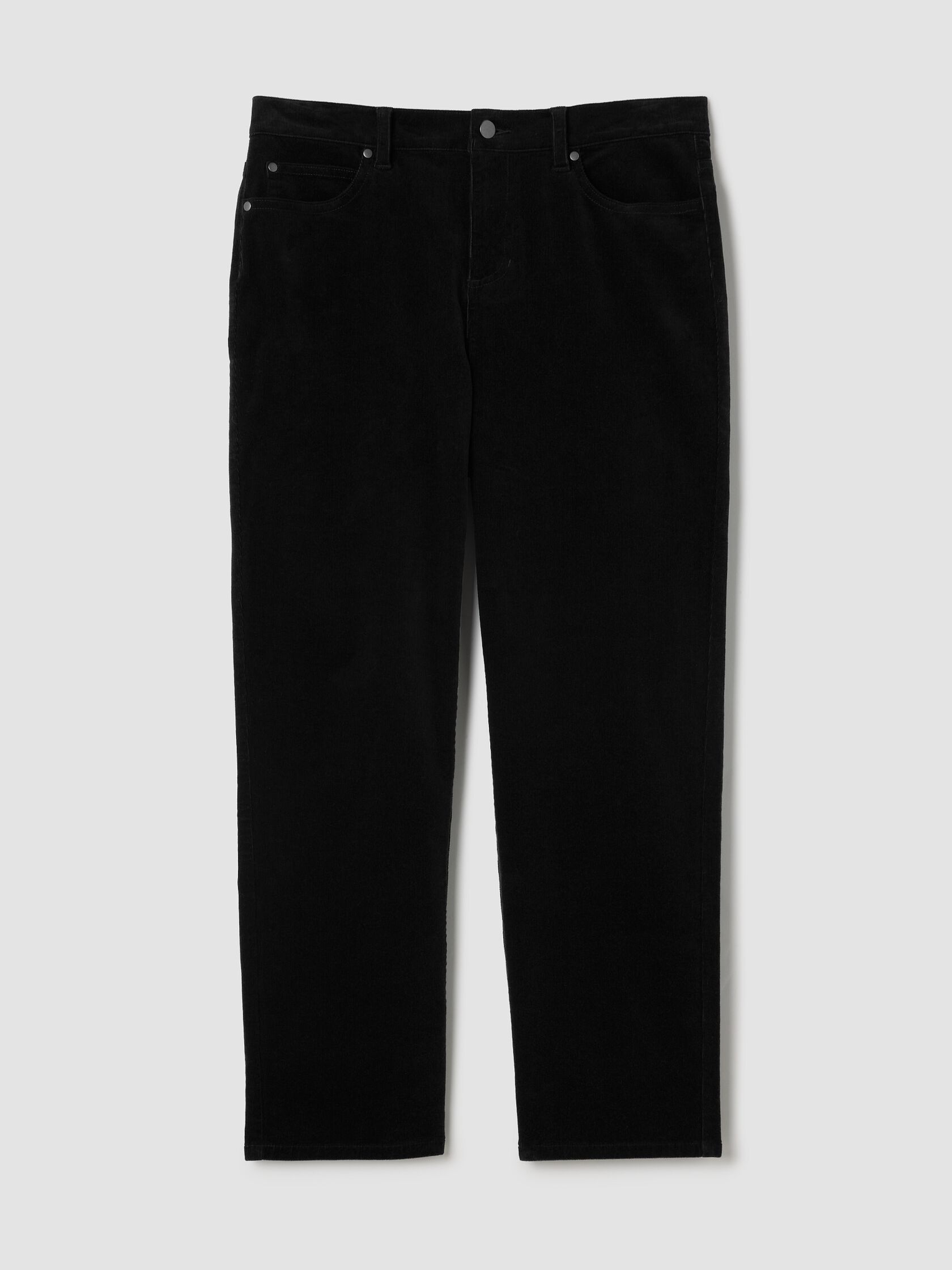 Organic Cotton Stretch Corduroy Straight Pant