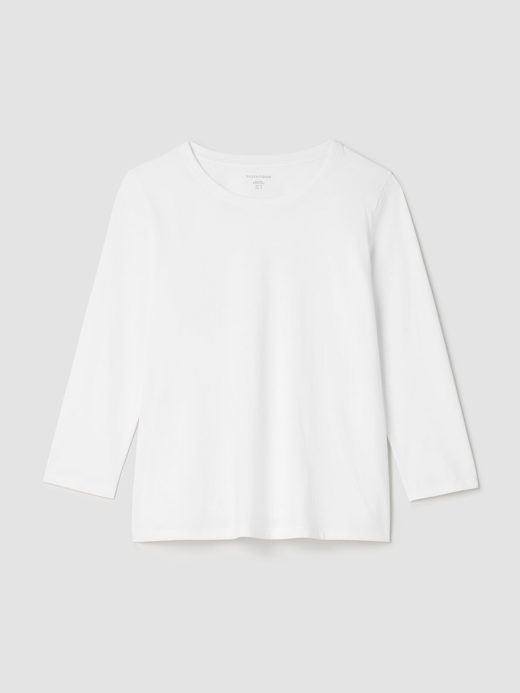 Organic Pima Cotton Jersey Long-Sleeve Tee