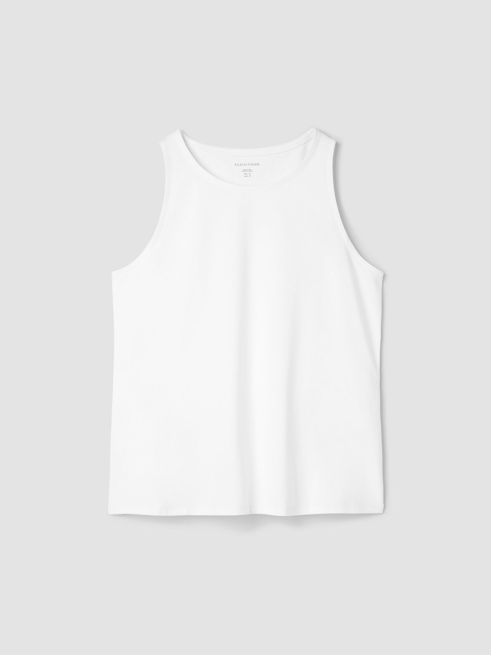 Pima Cotton Stretch Jersey Slim Tank