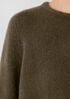 Cashmere Silk Boucle Bliss Crew Neck Long Top