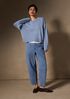Cotton Stretch Denim Arch Pant