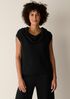 Peruvian Cotton Cloud Drape Neck Vest