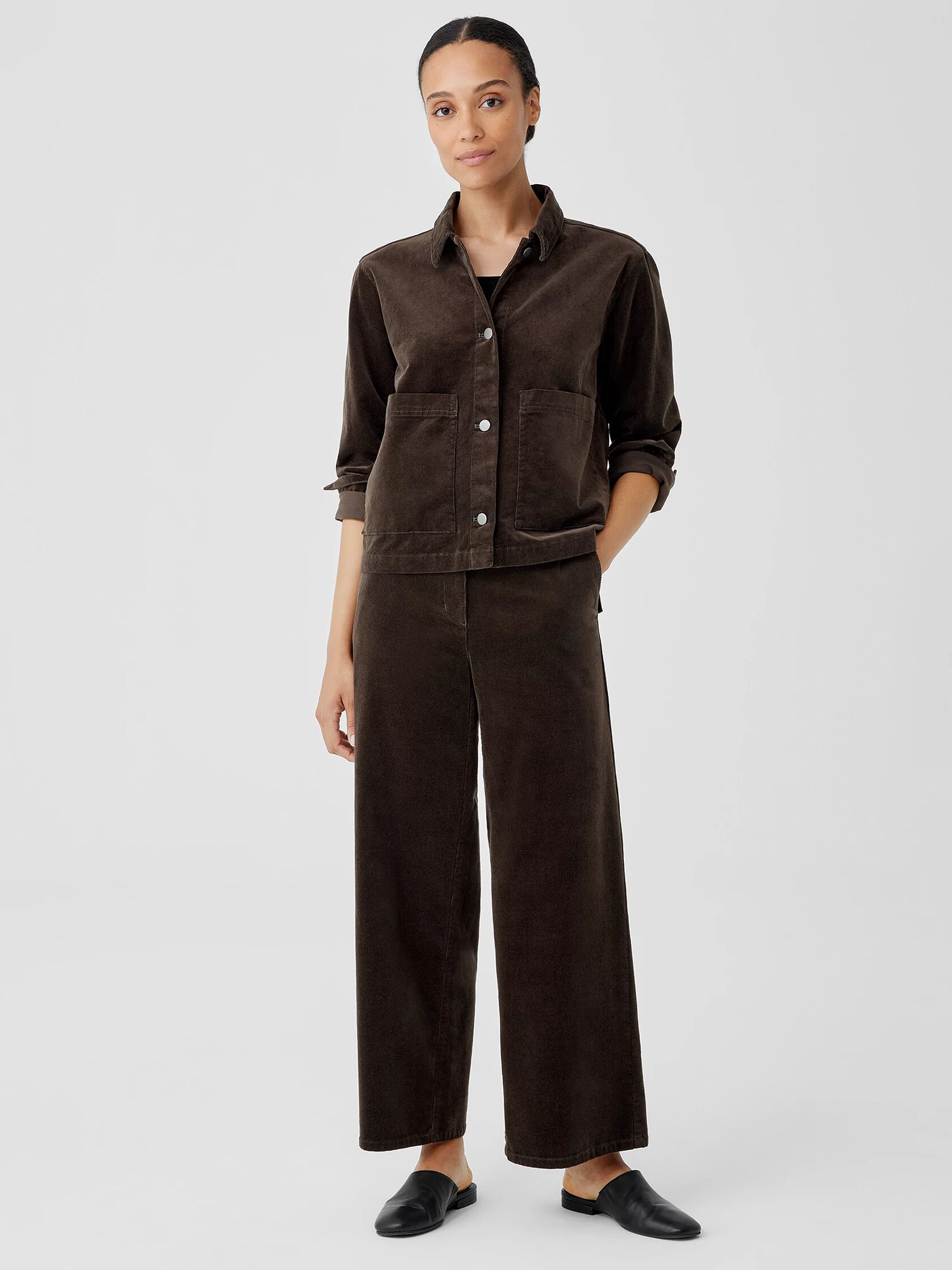 Organic Cotton Stretch Corduroy Jacket