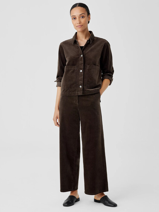Organic Cotton Stretch Corduroy Jacket