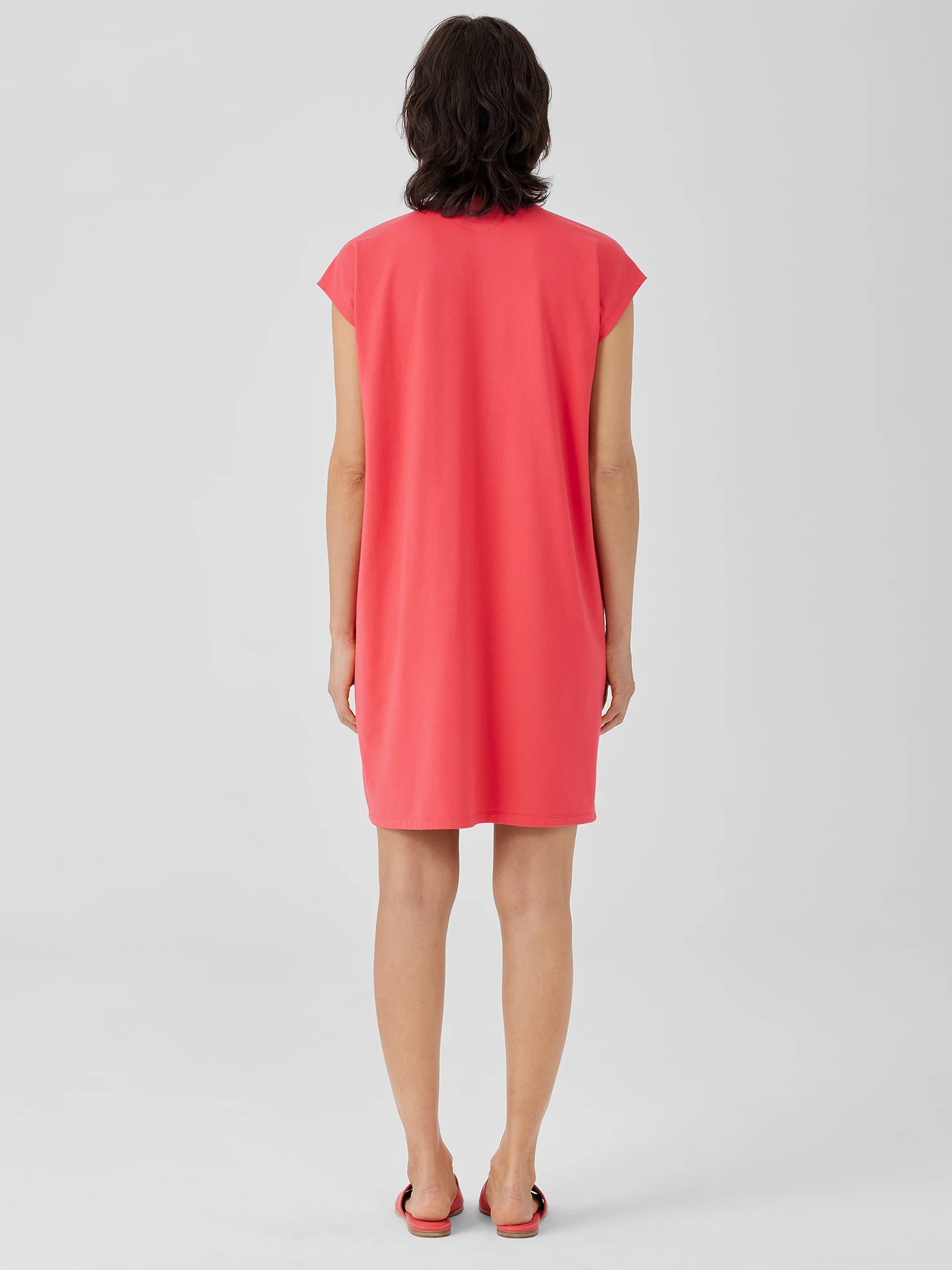 Traceable Organic Cotton Jersey V-Neck Dress