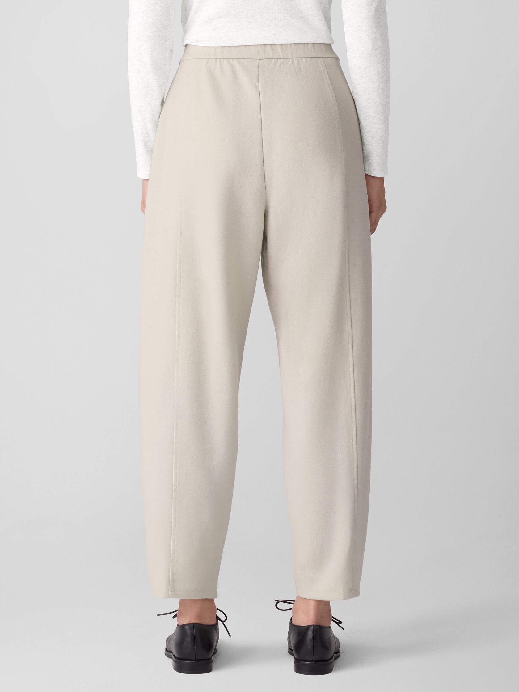 Felted Wool Jersey Lantern Pant in Regenerative Wool