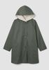 Cotton Nylon Reversible Hooded Coat