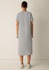 Striped Organic Cotton Slub Tee Dress