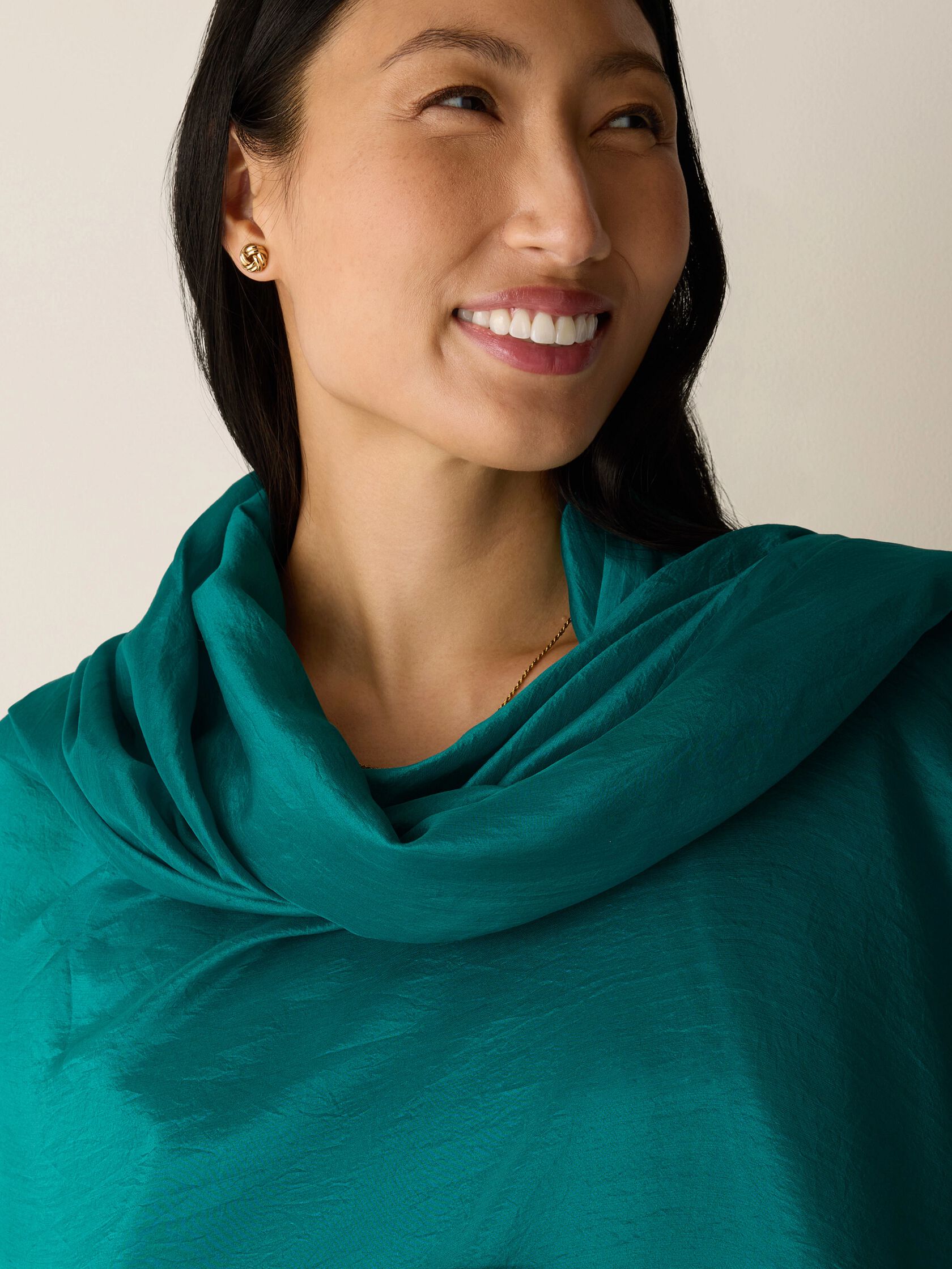 Washed Organic Silk Scarf