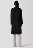 Silk Double Crepe Long Blazer