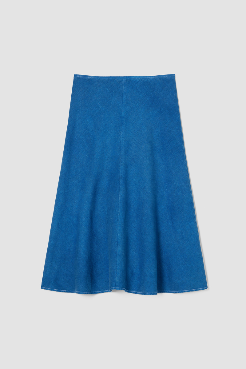 Renew Linen Bias Skirt, S