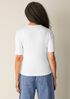 Organic Cotton Stretch Rib Crew Neck Tee