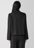 Textured Silk Weave Shawl Collar Jacket