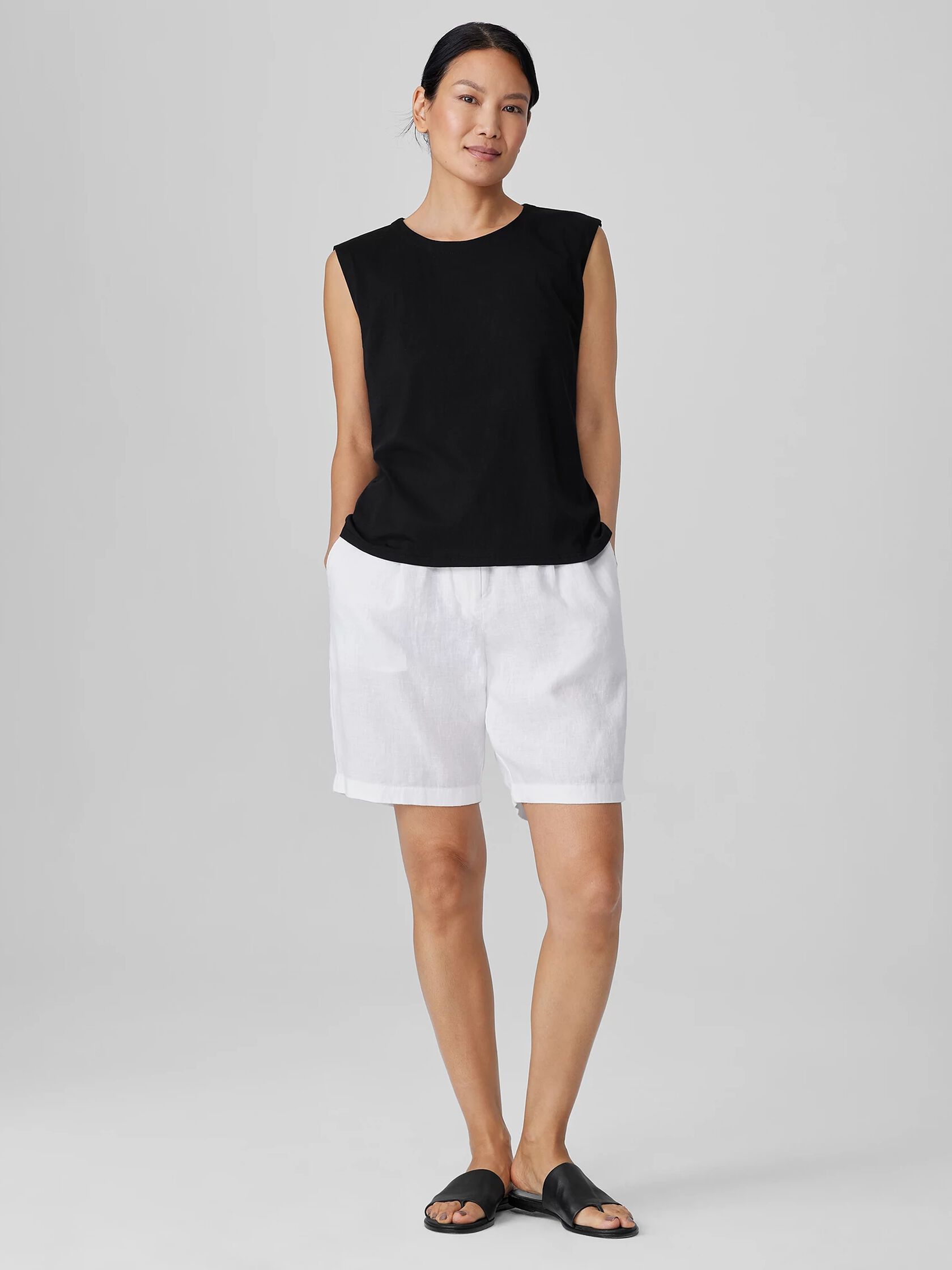 Organic Pima Cotton Jersey Round Neck Tank