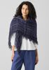 Maltinto Organic Linen Cotton Grid Scarf
