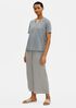 Organic Cotton Melange V-Neck Tee