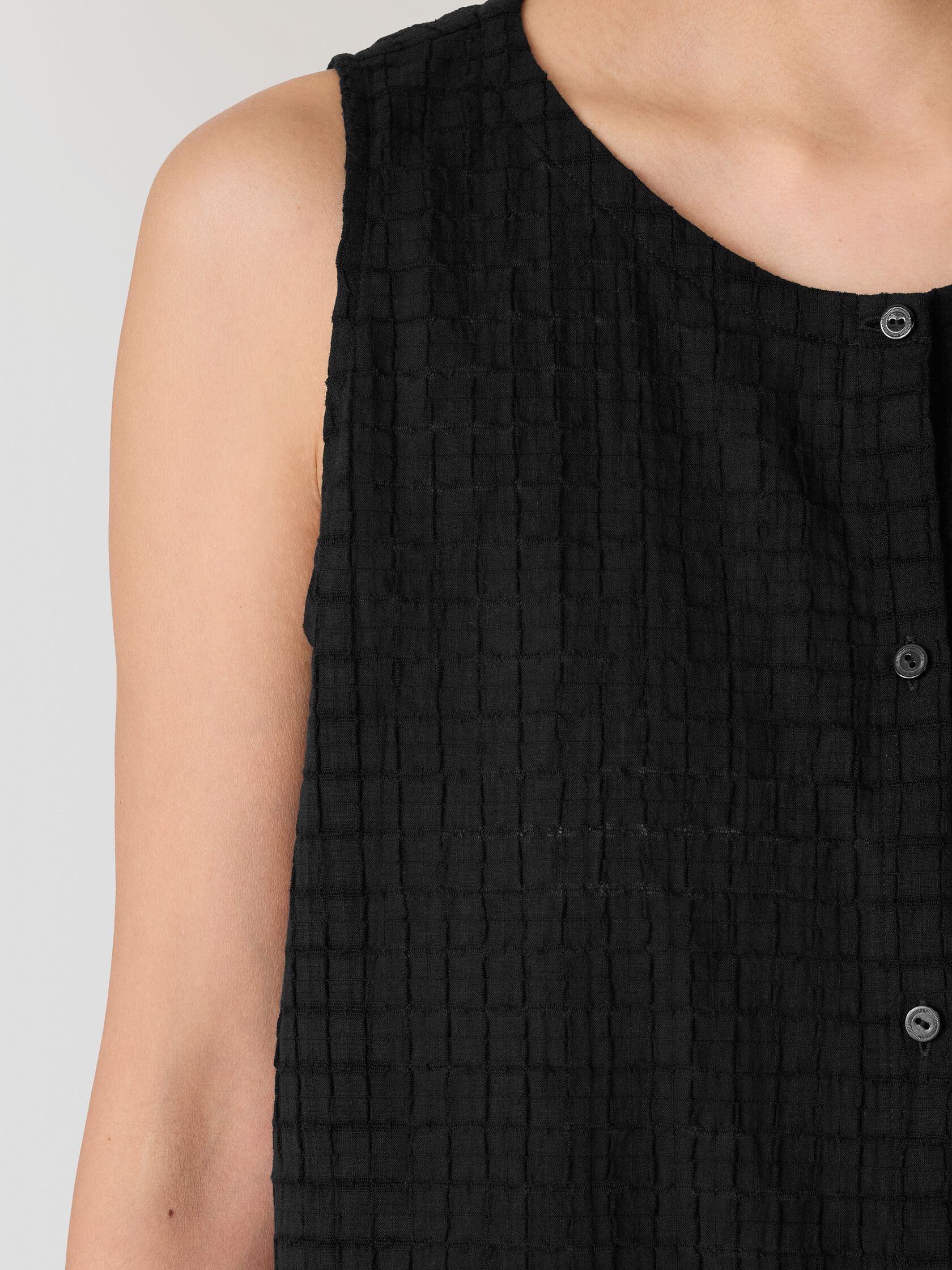 Organic Cotton Voile Box Vest