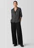 Organic Cotton Terry Stand Collar Jacket