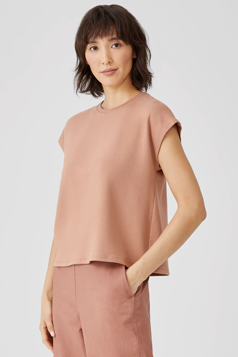 Cozy Brushed Terry Square Top