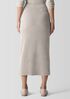 Merino Rib Pencil Skirt in Regenerative Wool