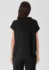 Fine Jersey Funnel Neck Top