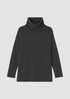 Cotton and Recycled Cashmere Turtleneck Top
