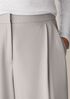 Lightweight Ponte Pleated Wide-Leg Pant