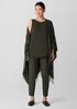 Washable Stretch Crepe Slim Pant