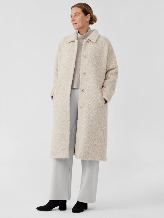 Alpaca Boucle Classic Collar Coat