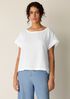 Organic Cotton Voile Box Square Top