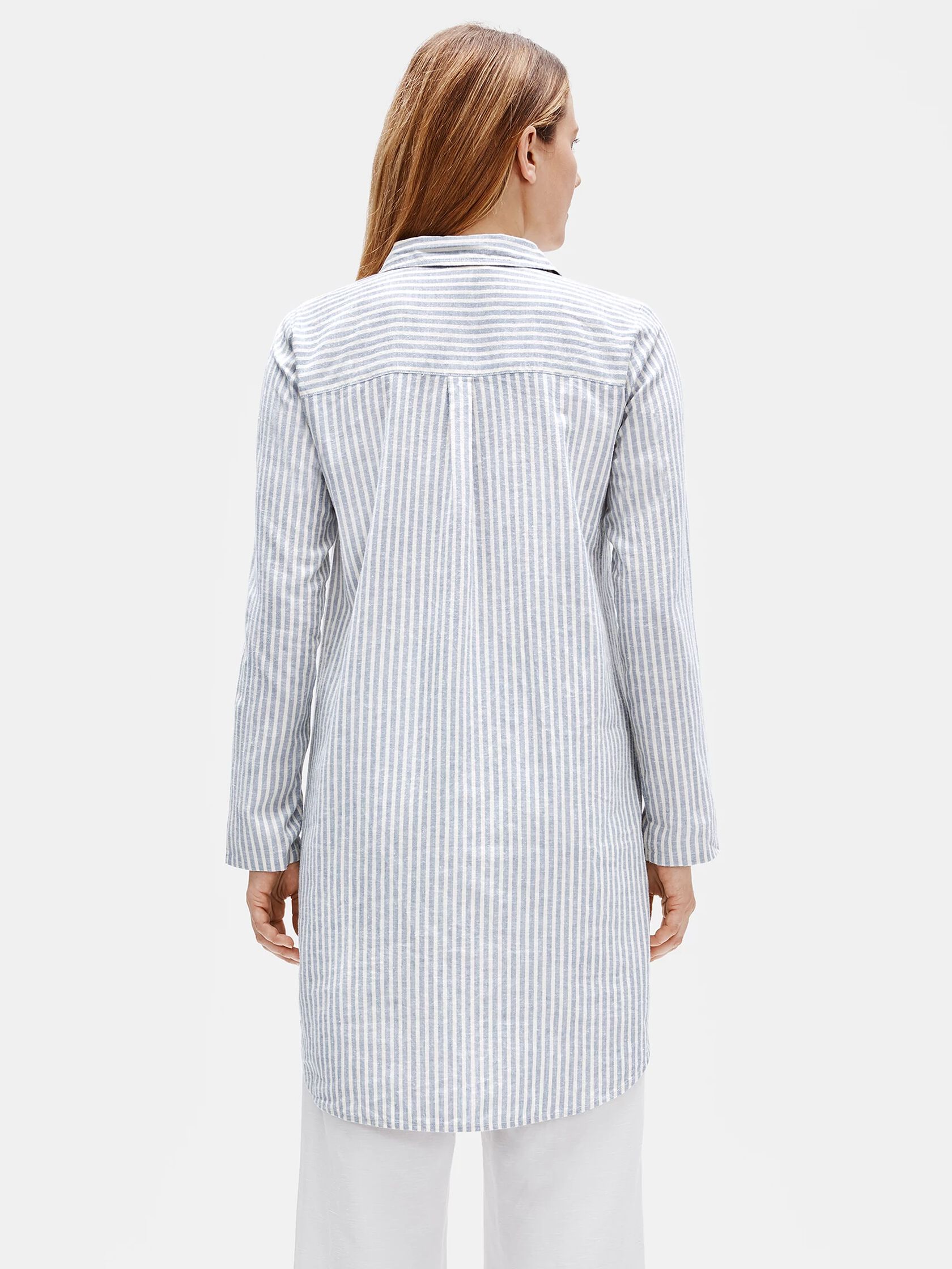 Hemp Organic Cotton Striped Shirtdress