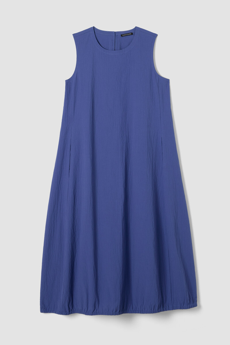 Organic Cotton Pucker Lantern Dress Organic Cotton Pucker Lantern Dress
