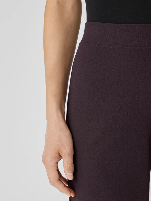 Washable Stretch Crepe Straight Pant