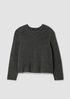 Cashmere Silk Boucle Bliss Crew Neck Top