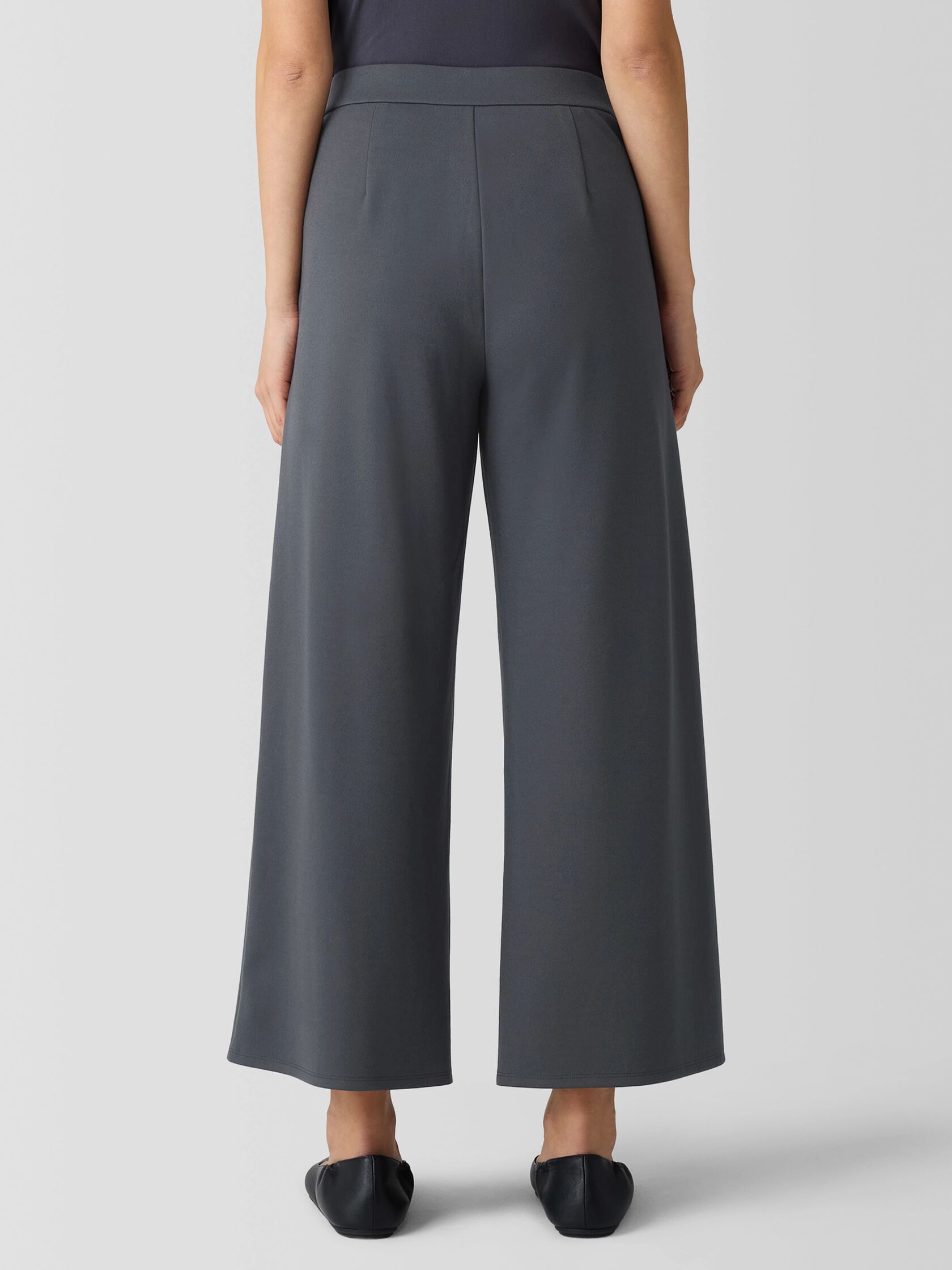 Lightweight Ponte Wide-Leg Pant