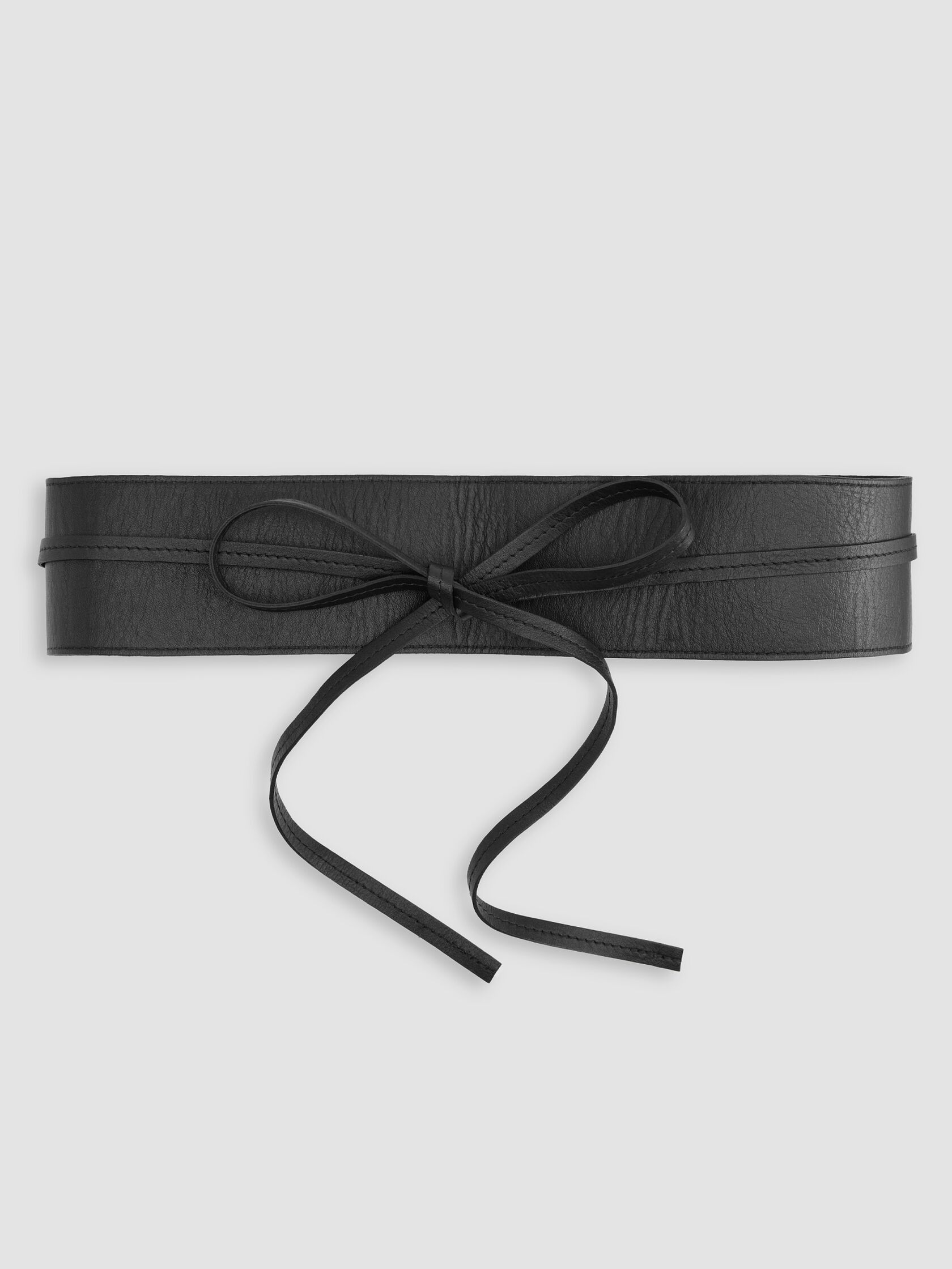 Buttery Leather Wrap Belt