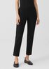 System Washable Stretch Crepe Slim Ankle Pant