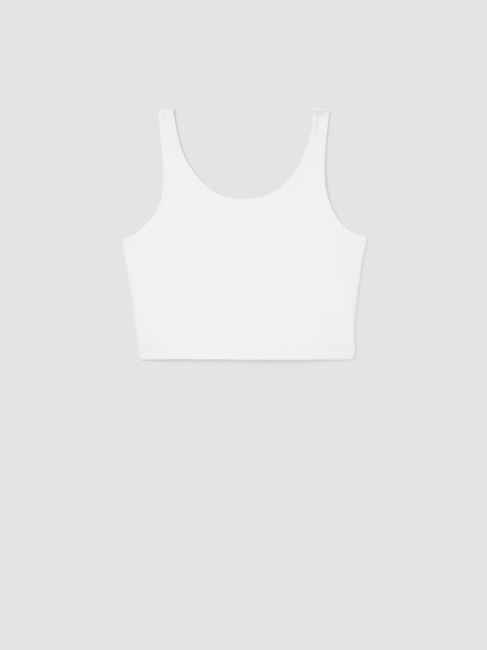 Pima Cotton Stretch Jersey Cropped Tank