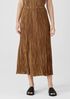 Crushed Silk Maxi Skirt
