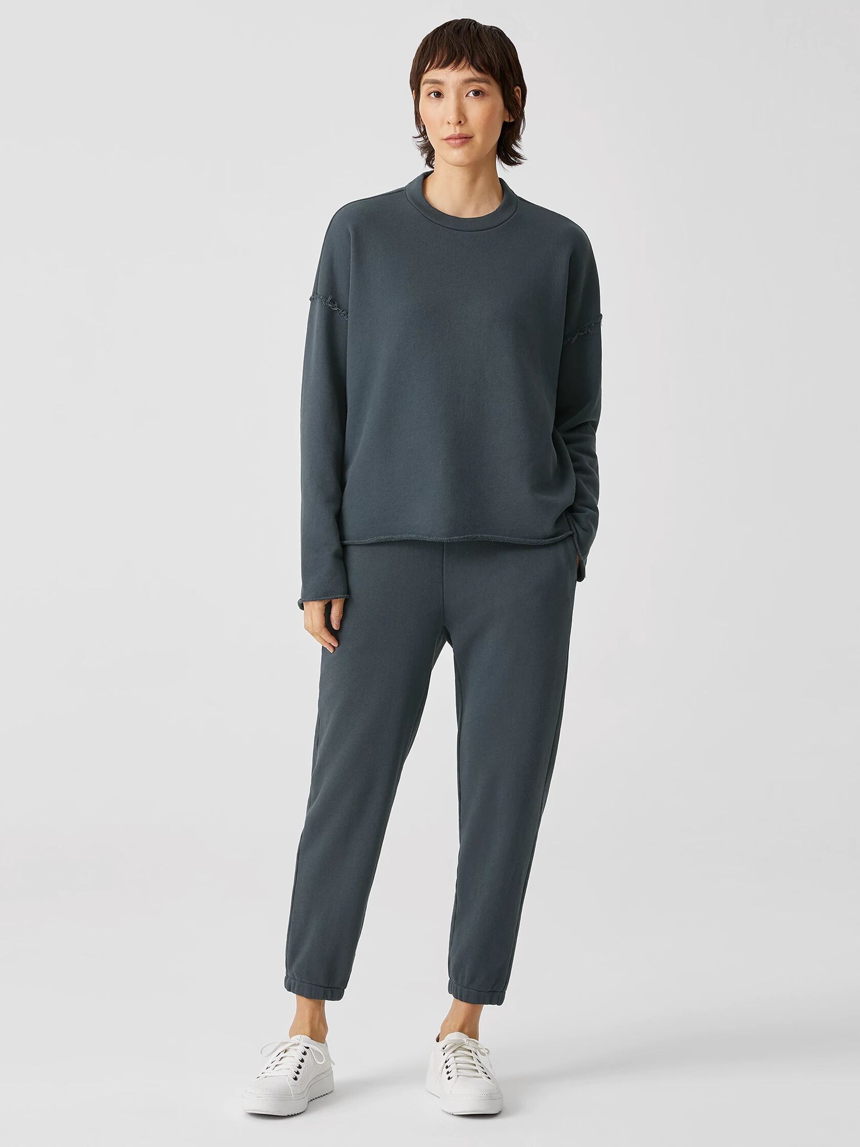 Organic Cotton French Terry Box-Top