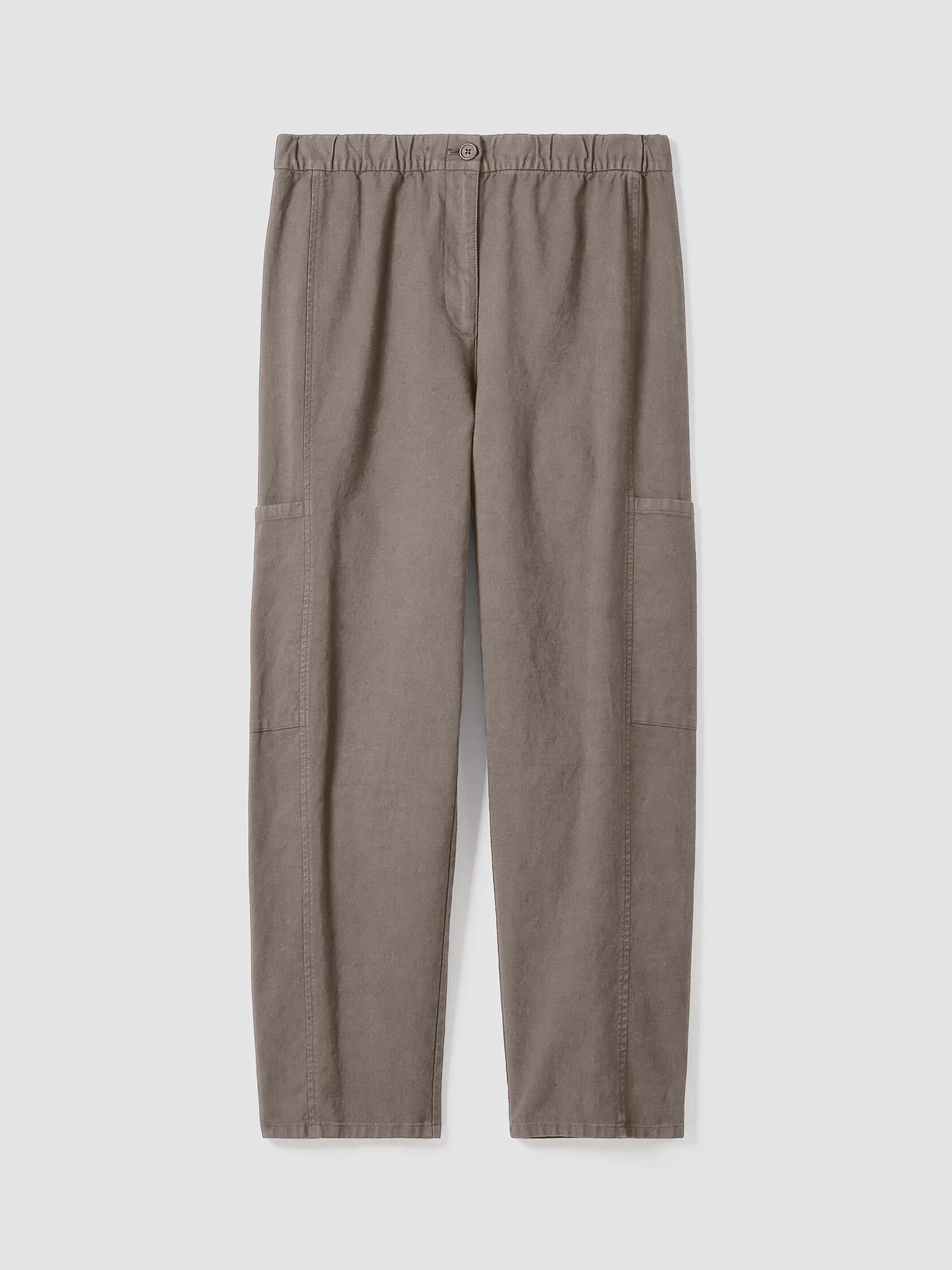 Cotton Hemp Stretch Lantern Pant