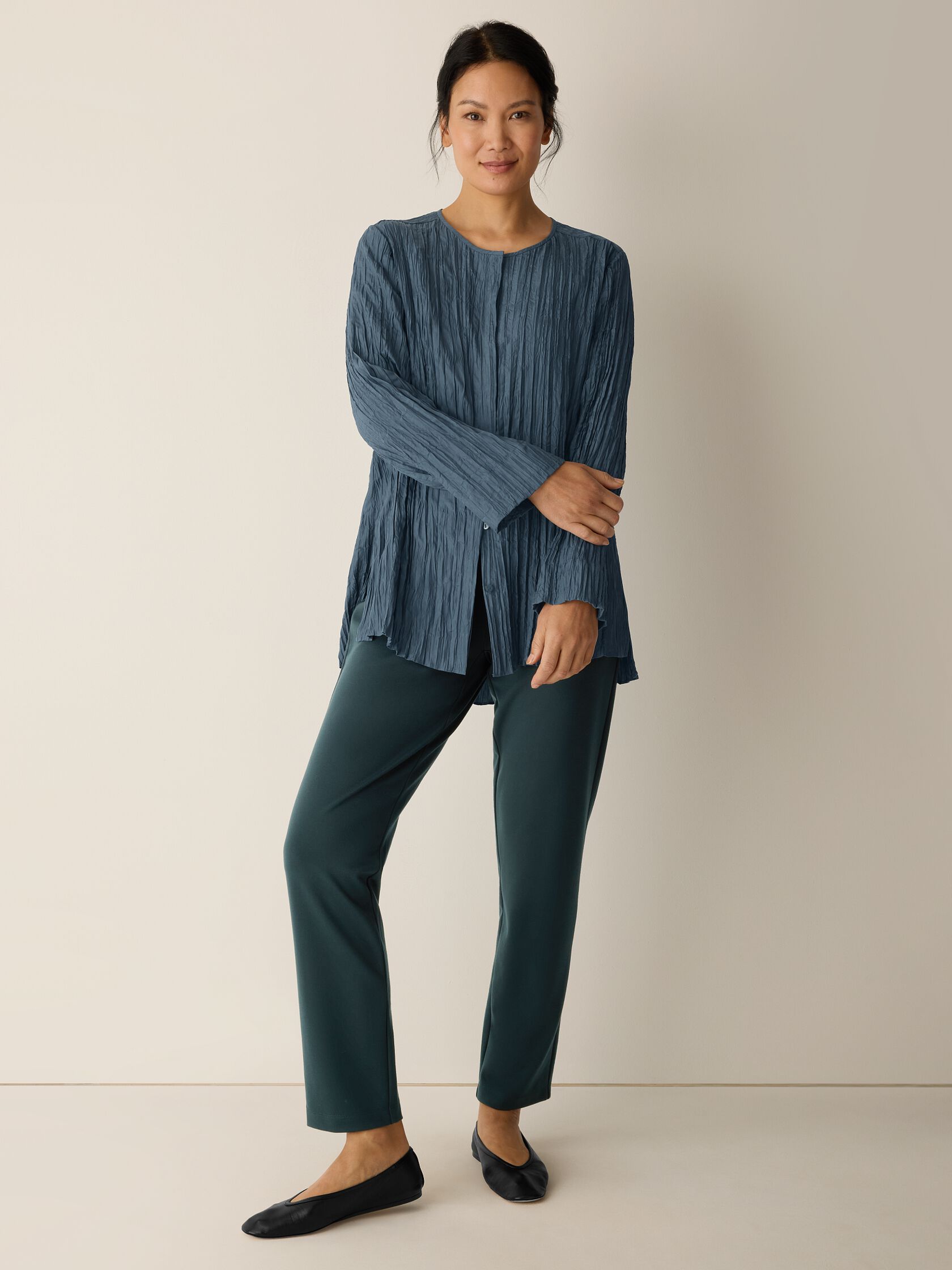 Washable Flex Ponte Slim Pant