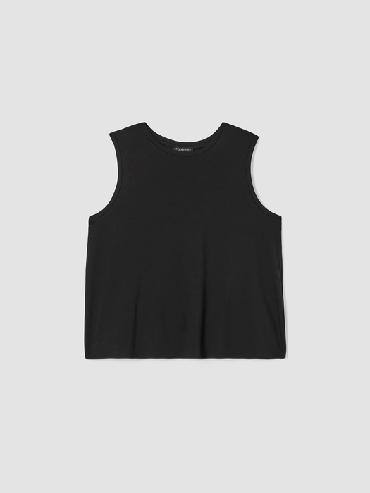 Fine Jersey Crew Neck Tank