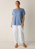 Organic Linen Jersey Crew Neck Tee