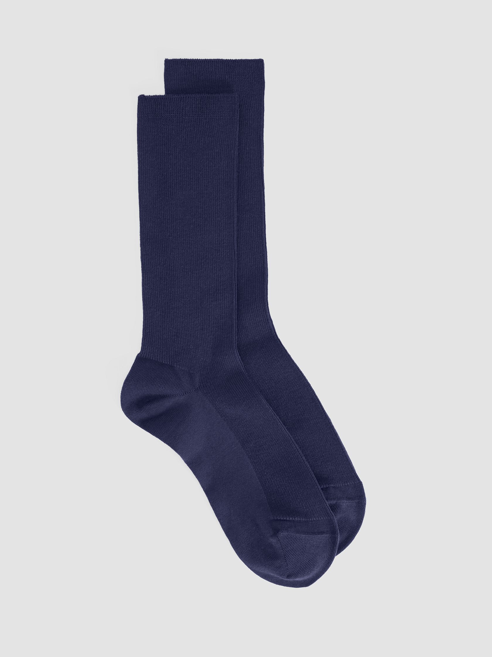 Cotton Rib Crew Sock