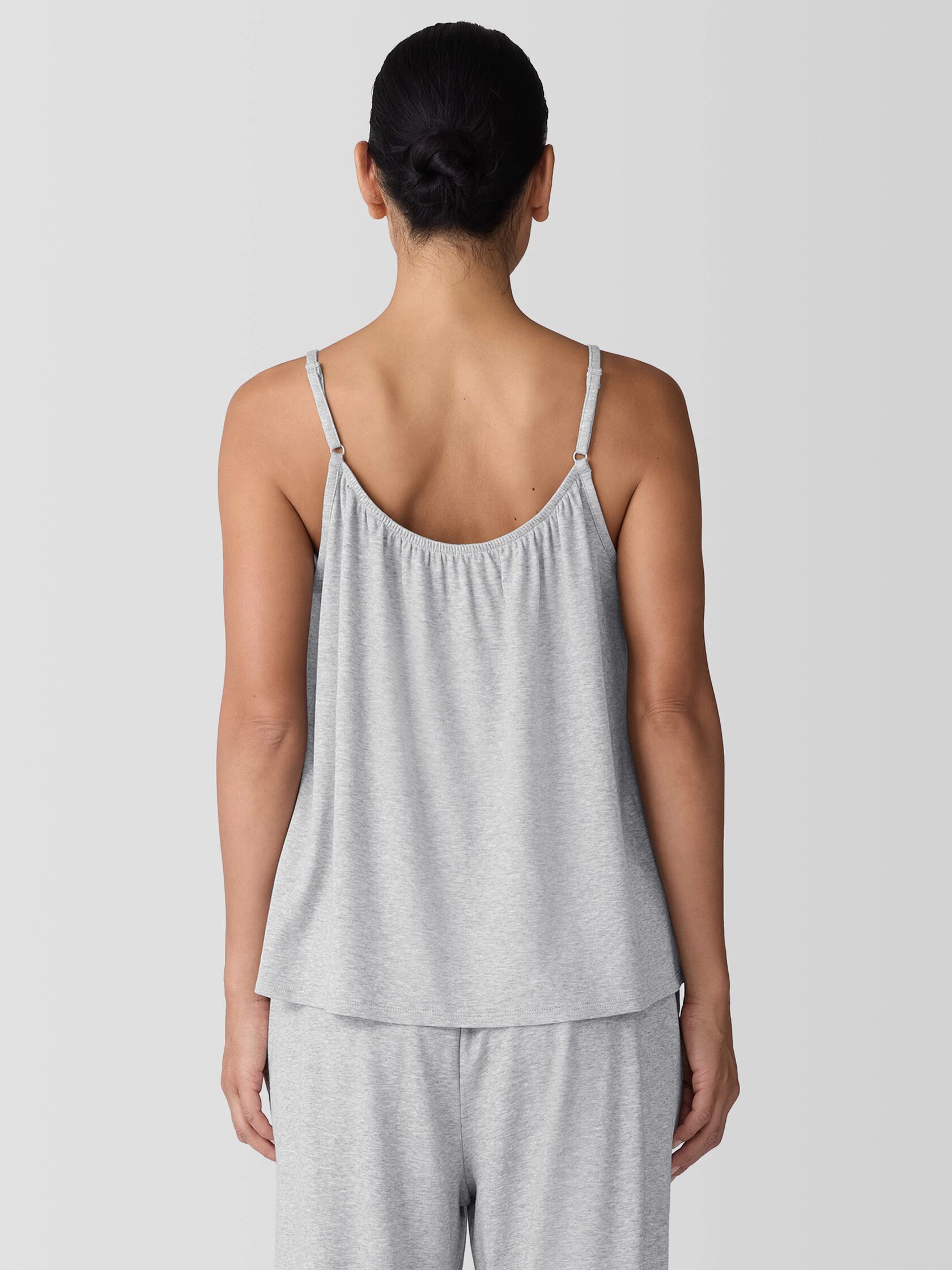 Mélange Organic Cotton Interlock Sleep Cami