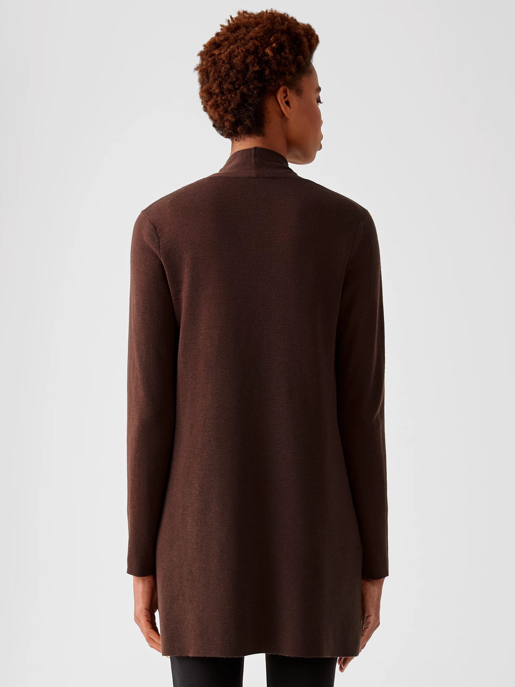 Ultrafine Merino Long Cardigan in Responsible Wool
