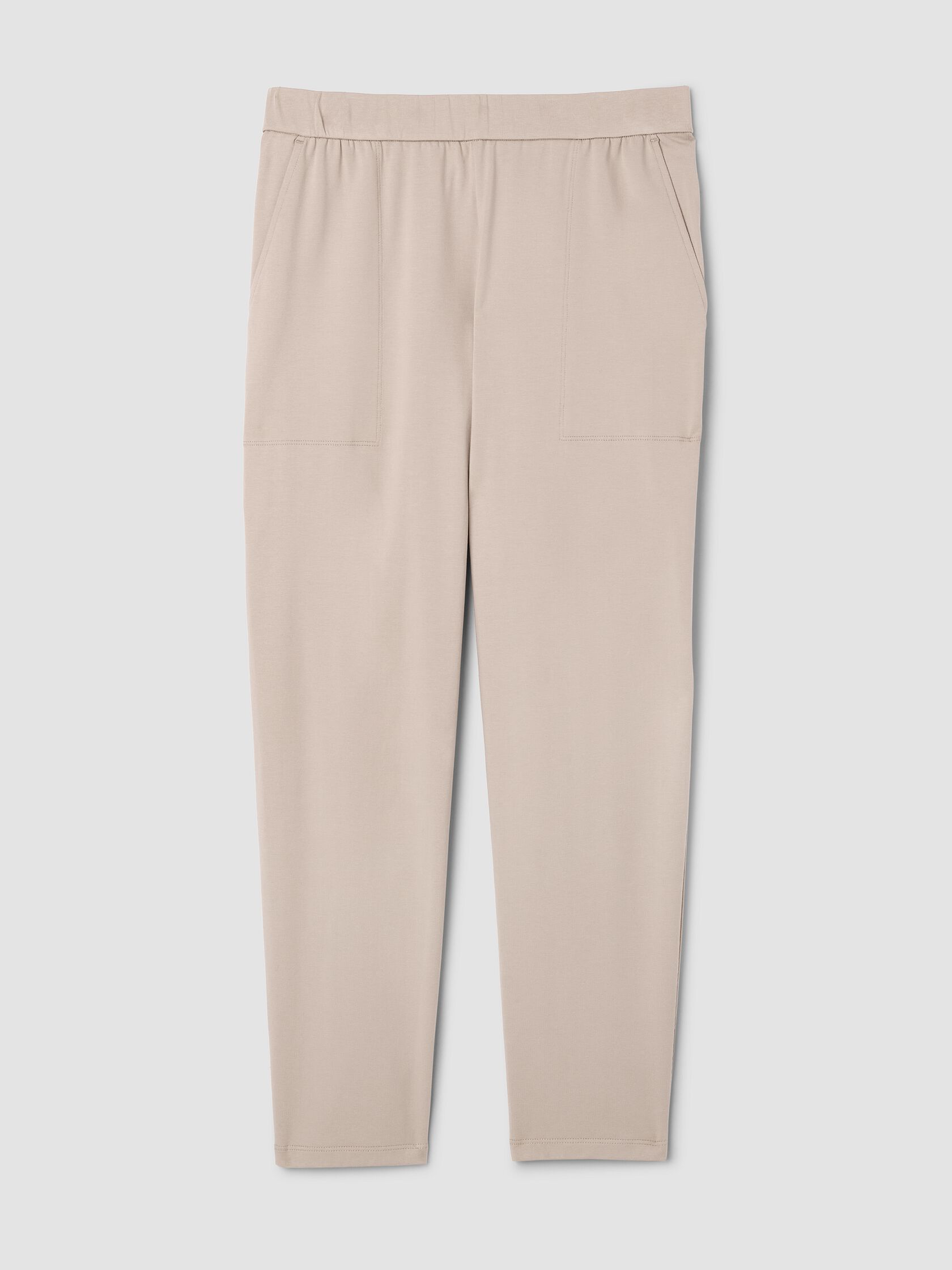 Pima Cotton Stretch Jersey Tapered Pant